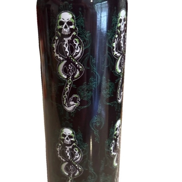 Universal Studios Wizarding World Harry Potter Dark Mark Tall Water Bottle NWOT - Picture 3 of 4